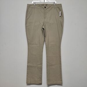 OLD NAVY UNIFORM BOOT CUT STRETCH PANTS WOMEN'S SIZE 16 TALL